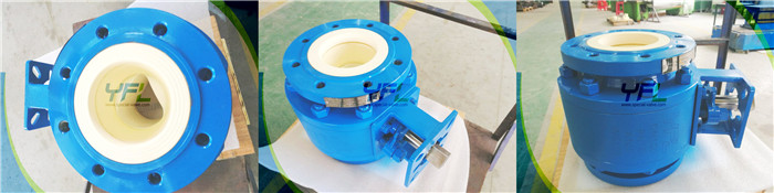Ceramic ball valve for mining indusry