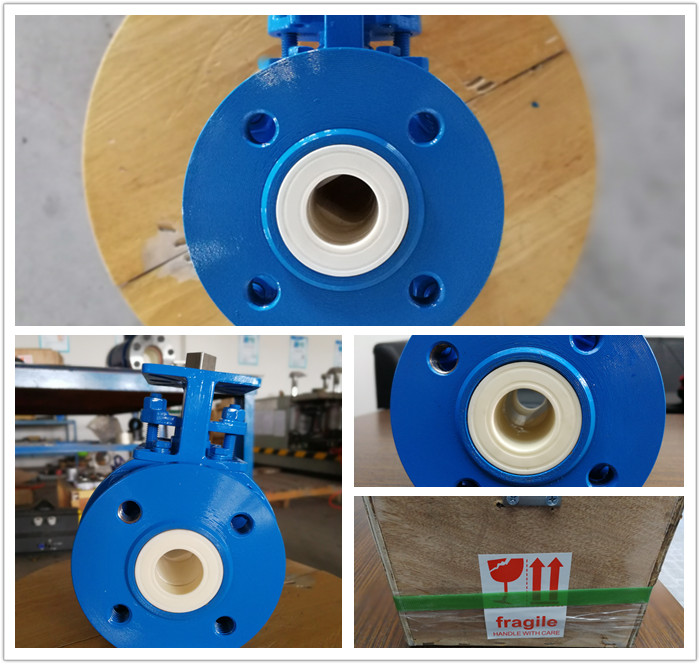Ceramic V-port ball valve