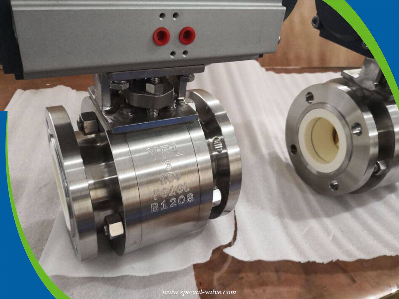abrasion and corrosion resistant ceramic ball valves