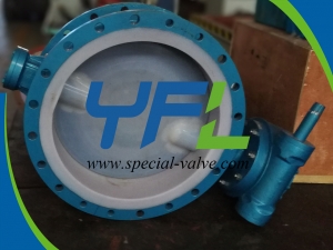Flanged F46 Lined butterfly valve