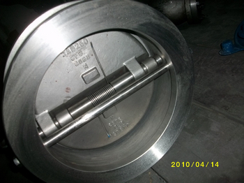  CF8 AD2000 placa dupla válvula wafer exportada para a Alemanha