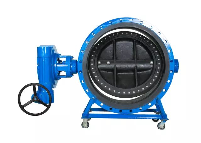 Double flanged Triple eccentric sea water butterfly valves
