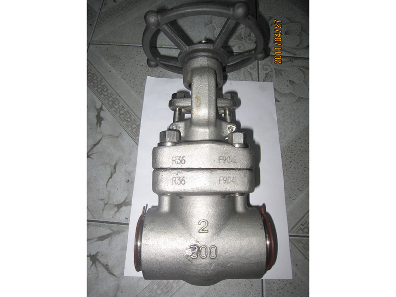 API 602 F904L forged gate valves