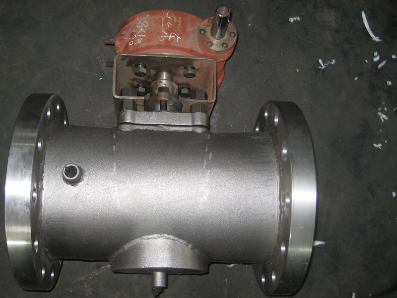 Jacketed plug valve 150LB 6×8”