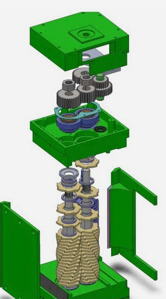 Non drum channel wastewater grinder main components