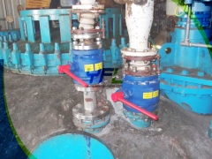 Ceramic ball valve for HCL gas