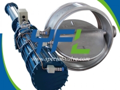 Pneumatic Quick Close Butterfly Valve by YFL