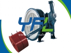 Hydraulic slow closing butterfly check valve