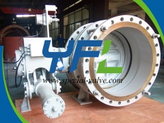 Hydraulic Slow Closing Butterfly Valve With Counter Weight