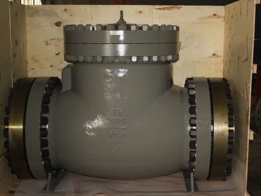 API 6D 600lbs 26 em flangeada Swing Válvula de retenção com contra-flanges exportados para a Alemanha